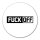 Aufkleber Fuck Off Schriftzug 10cm Sticker