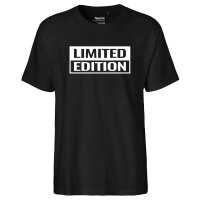 Herren T-Shirt Limited Edition Schriftzug...