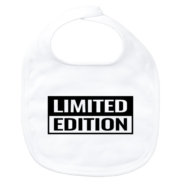 Baby Lätzchen Limited Edition Schriftzug
