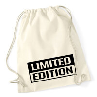 Turnbeutel Limited Edition Schriftzug 12 Liter