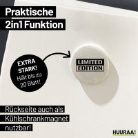 Magnet Limited Edition Schriftzug 59mm Kühlschrankmagnet Flaschenöffner
