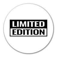 Aufkleber Limited Edition Schriftzug 10cm Sticker