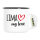 Emaille Tasse Lima my love 300ml Vintage Emaille Becher