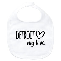 Baby Lätzchen Detroit my love Klettverschluss