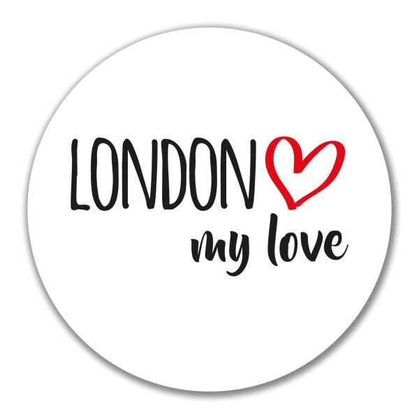 Aufkleber London my love 10cm Sticker