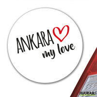 Aufkleber Ankara my love 10cm Sticker