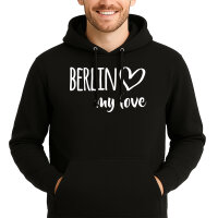 Unisex Hoodie Berlin my love Größe S-3XL