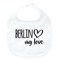 Baby Lätzchen Berlin my love Klettverschluss