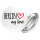 Button Berlin my love Anstecker