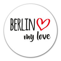 Aufkleber Berlin my love 10cm Sticker