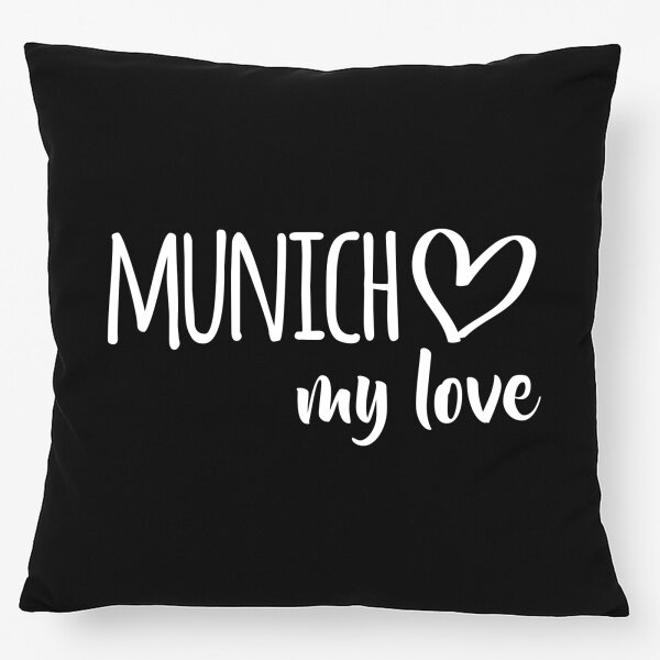 Kissen Munich my love 40x40cm