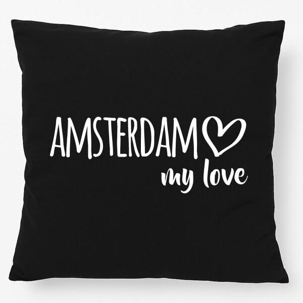 Kissen Amsterdam my love 40x40cm