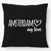 Kissen Amsterdam my love 40x40cm