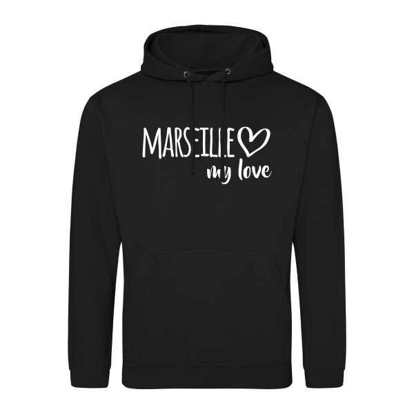 Unisex Hoodie Marseille my love Größe S-3XL