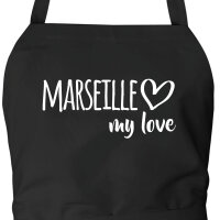 Schürze Marseille my love