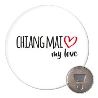 Magnet Chiang Mai my love 59mm Kühlschrankmagnet Flaschenöffner