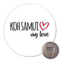 Magnet Koh Samui my love 59mm Kühlschrankmagnet...