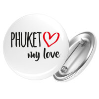 Button Phuket my love Anstecker