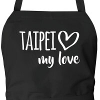 Schürze Taipei my love