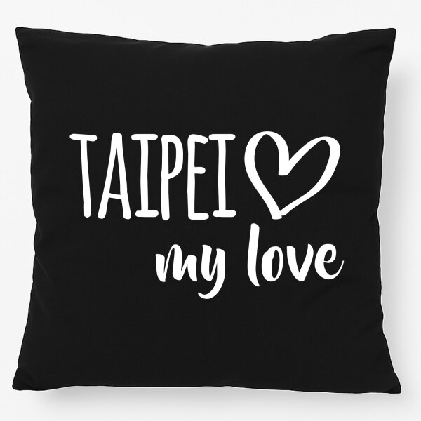 Kissen Taipei my love 40x40cm