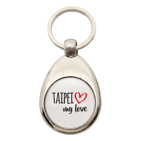 Schlüsselanhänger Taipei my love