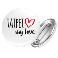 Button Taipei my love Anstecker