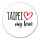 Aufkleber Taipei my love 10cm Sticker