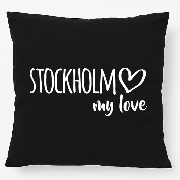 Kissen Stockholm my love 40x40cm
