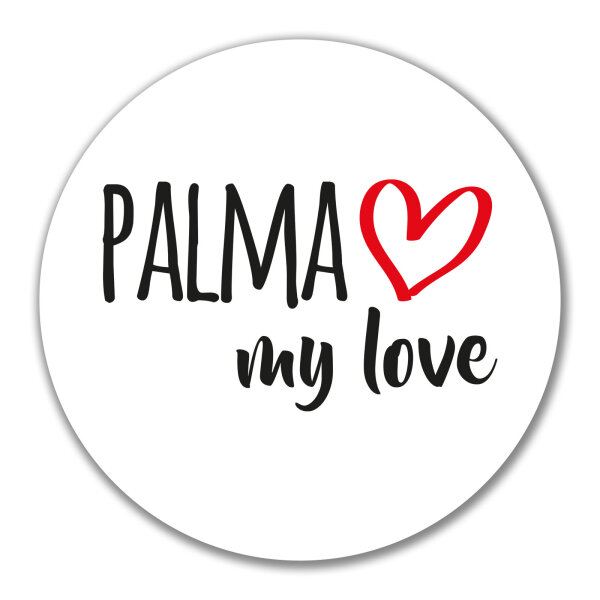 Aufkleber Palma my love 10cm Sticker