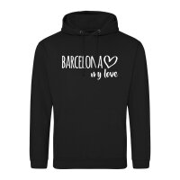 Unisex Hoodie Barcelona my love Größe S-3XL