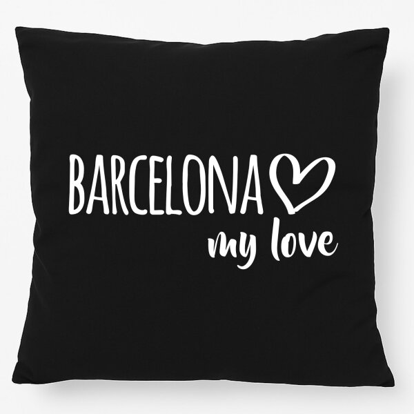 Kissen Barcelona my love 40x40cm