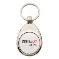 Schlüsselanhänger Barcelona my love