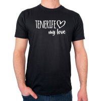 Herren T-Shirt Tenerife my love Größe S-3XL