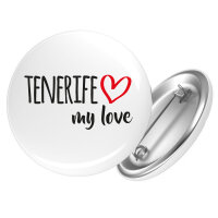 Button Tenerife my love Anstecker