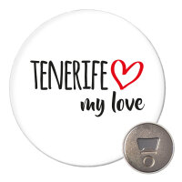 Magnet Tenerife my love 59mm K&uuml;hlschrankmagnet