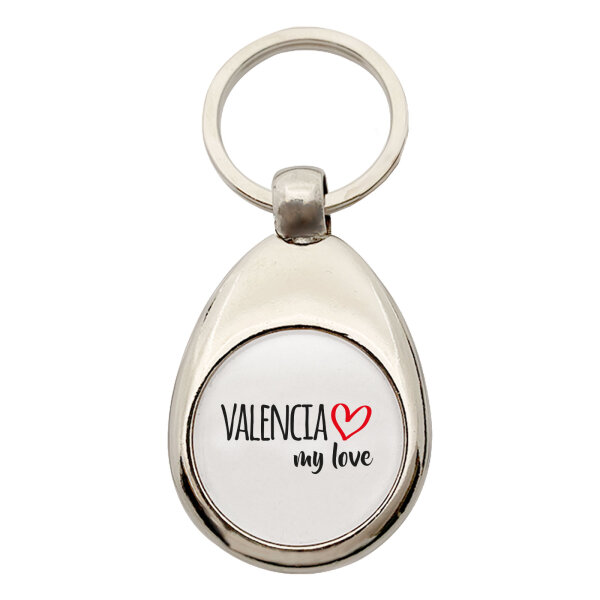 Schlüsselanhänger Valencia my love