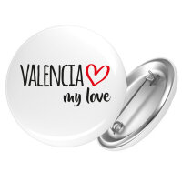 Button Valencia my love Anstecker