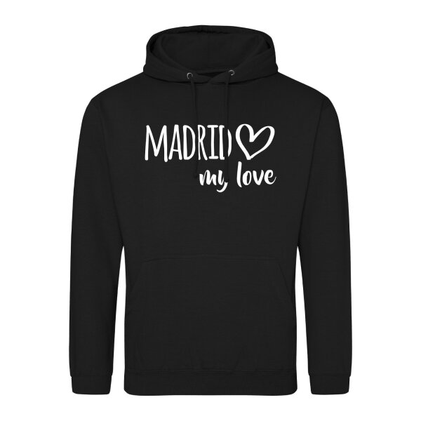 Unisex Hoodie Madrid my love Größe S-3XL