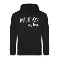 Unisex Hoodie Madrid my love Größe S-3XL