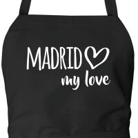 Schürze Madrid my love