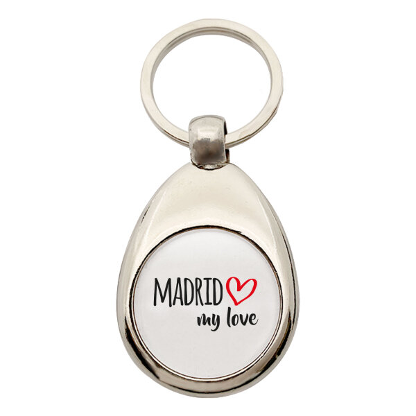 Schlüsselanhänger Madrid my love