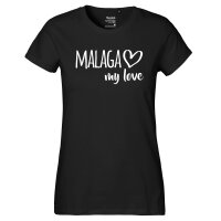 Damen T-Shirt Malaga my love Größe XS-XXL