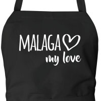 Schürze Malaga my love