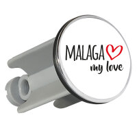 Waschbeckenstöpsel Malaga my love 4cm Abflussstopfen