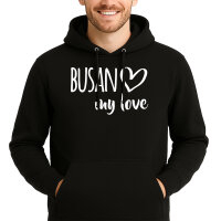 Unisex Hoodie Busan my love Größe S-3XL