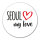 Aufkleber Seoul my love 10cm Sticker
