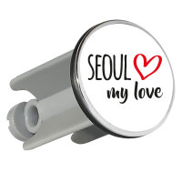 Waschbeckenstöpsel Seoul my love 4cm Abflussstopfen