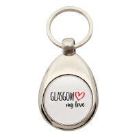 Schlüsselanhänger Glasgow my love