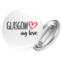 Button Glasgow my love Anstecker