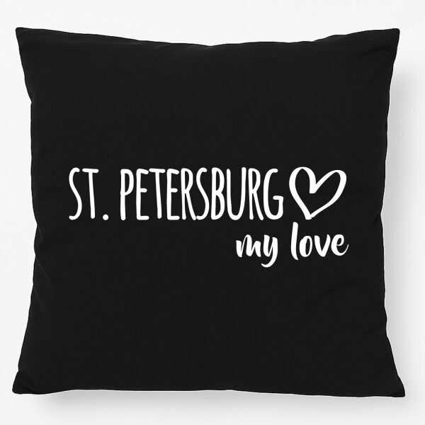 Kissen St. Petersburg my love 40x40cm